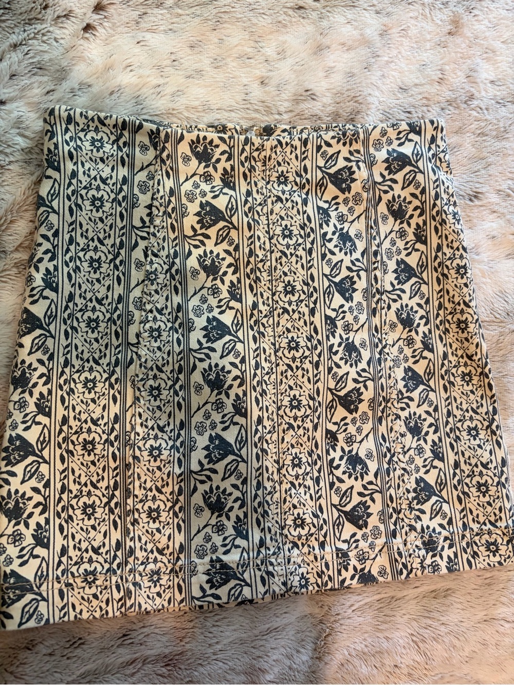 Free People floral print skirt